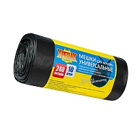 Мешки для мусора 240 л, черные, в рулоне 10 шт., ПНД 40 мкм, 1250х1000 мм, Крепак, 4607075710153 в Ереване Мешки для мусора 240 л, черные, в рулоне 10 шт., ПНД 40 мкм, 1250х1000 мм, Крепак, 4607075710153 в Ереване