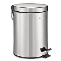 Ведро-контейнер для мусора (урна) с педалью LAIMA Classic, 12 л, зеркальное, нержавеющая сталь, со съемным внутренним ведром в Ереване