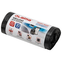 Мешки для мусора 20 л, черные, в рулоне 30 шт., ПНД, 8 мкм, 500х450 мм, LAIMA, 601376 в Ереване Мешки для мусора 20 л, черные, в рулоне 30 шт., ПНД, 8 мкм, 500х450 мм, LAIMA, 601376 в Ереване