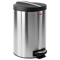 Ведро-контейнер для мусора (урна) с педалью LAIMA Modern, 12 л, матовое, нержавеющая сталь, со съемным внутренним ведром в Ереване Ведро-контейнер для мусора (урна) с педалью LAIMA Modern, 12 л, матовое, нержавеющая сталь, со съемным внутренним ведром в Ереване