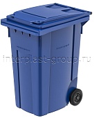 Мусорный контейнер 360 л синий