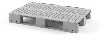 Поддон пластиковый перфорированный с бортиками серый в Ереване