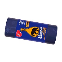 Мешки для мусора 160 л, синие, рулон 10 шт., ПВД, 35 мкм, 1100х900 мм, Уфа Пак, МВ1755 (МВ 160-10ср) в Ереване Мешки для мусора 160 л, синие, рулон 10 шт., ПВД, 35 мкм, 1100х900 мм, Уфа Пак, МВ1755 (МВ 160-10ср) в Ереване
