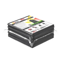 Мешки для мусора 160 л, серые, в пачке 10 шт., ПВД, 40 мкм, 900х1100 мм, i-Bag в Ереване