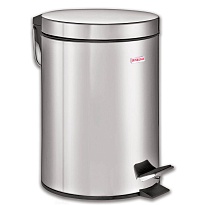 Ведро-контейнер для мусора (урна) с педалью LAIMA Classic, 5 л, зеркальное, нержавеющая сталь, со съемным внутренним ведром в Ереване