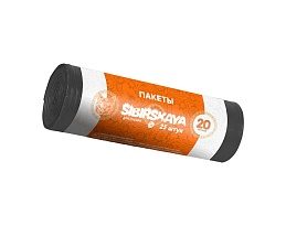 Мешки для мусора 20 л, черные, в рулоне 25 шт., ПНД, 6 мкм, 420х450 мм, SIBIRSKAYA, 101-001 S в Ереване Мешки для мусора 20 л, черные, в рулоне 25 шт., ПНД, 6 мкм, 420х450 мм, SIBIRSKAYA, 101-001 S в Ереване