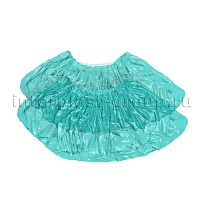 Бахилы бирюзовые 2000 шт (1000 пар), 16 мкм, однослойные, с одной резинкой, Эконом в Ереване