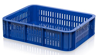 Ящик (лоток) кондитерский перфорированный синий в Ереване