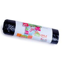 Мешки для мусора 60 л, черные, в рулоне 20 шт., ПНД, 7 мкм, 700х600 мм, Концепция Быта ЭкоДом, 601349 в Ереване Мешки для мусора 60 л, черные, в рулоне 20 шт., ПНД, 7 мкм, 700х600 мм, Концепция Быта ЭкоДом, 601349 в Ереване