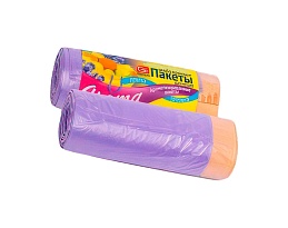 Мешки для мусора 35 л, ароматизированные, Лаванда, сиреневые, в рулоне 10 шт., ПНД, 12 мкм, 560х530 мм, GRIFON Aroma, 101-080 La в Ереване Мешки для мусора 35 л, ароматизированные, Лаванда, сиреневые, в рулоне 10 шт., ПНД, 12 мкм, 560х530 мм, GRIFON Aroma, 101-080 La в Ереване