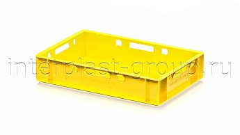 Ящик для мяса и колбасных изделий Е-1 желтый в Ереване Ящик для мяса и колбасных изделий Е-1 желтый в Ереване