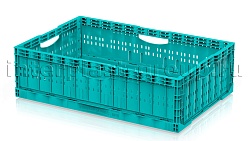 Ящик складной 600х400х180 бирюзовый