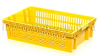 Ящик для овощей, фруктов и хлеба Евролоток желтый в Ереване