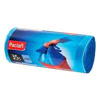 Мешки для мусора 35 л, с ушками, синие, в рулоне 30 шт., ПНД, 10,5 мкм, 640х500 мм, PACLAN Multitop, 600819 в Ереване Мешки для мусора 35 л, с ушками, синие, в рулоне 30 шт., ПНД, 10,5 мкм, 640х500 мм, PACLAN Multitop, 600819 в Ереване