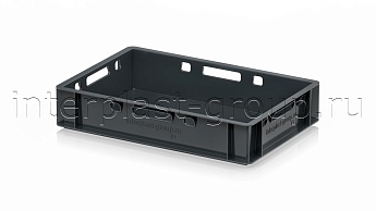 Ящик для мяса и колбасных изделий Е-1 темно-серый в Ереване Ящик для мяса и колбасных изделий Е-1 темно-серый в Ереване