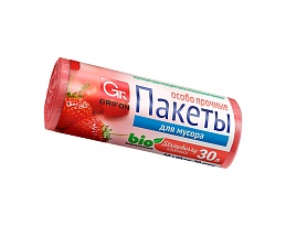 Мешки для мусора 30 л, ароматизированные, Клубника, красные, в рулоне 20 шт., ПНД, 9 мкм, 560х530 мм, GRIFON Aroma, 101-020 K в Ереване Мешки для мусора 30 л, ароматизированные, Клубника, красные, в рулоне 20 шт., ПНД, 9 мкм, 560х530 мм, GRIFON Aroma, 101-020 K в Ереване