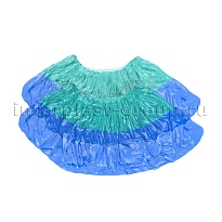 Бахилы бирюзово-синие 1000 шт (500 пар), 64 мкм, двойная подошва, двойная резинка, Особопрочные+ в Ереване