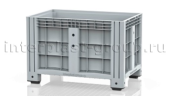 Контейнер iBox сплошной на ножках серый в Ереване